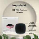 LED Multifunctional Sterilizer with packaging on a decorative shelf.